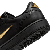 Air Jordan 1 MM Low Black Metallic Gold (W) Angle 5