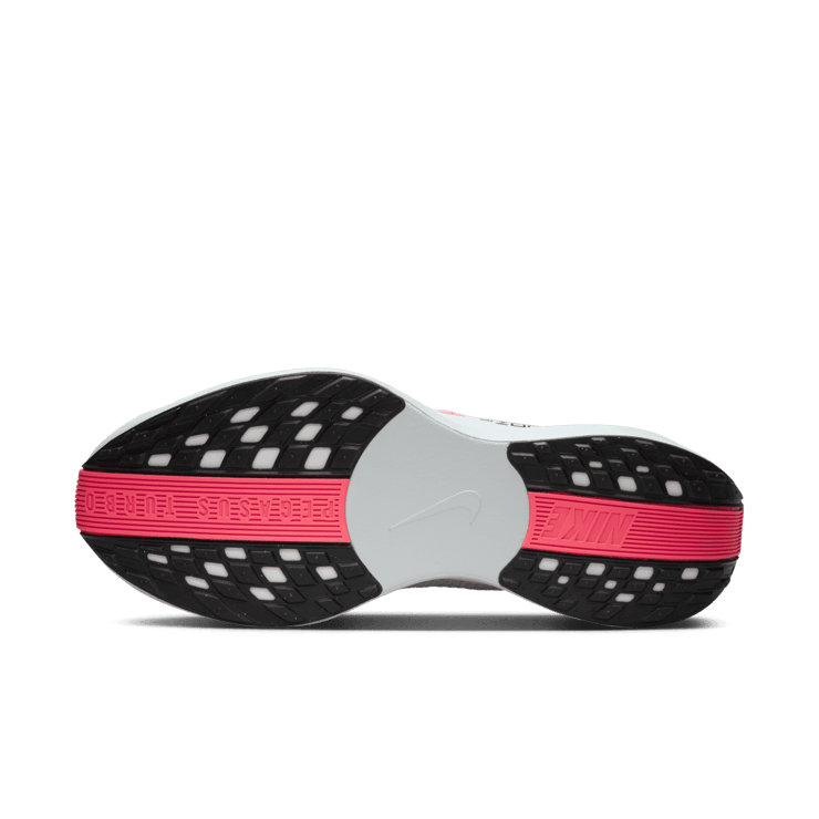 Nike Pegasus Plus Barely Grey Hot Punch Angle 0