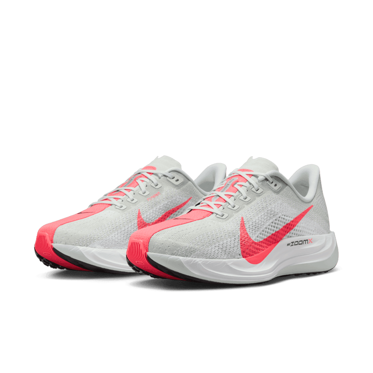 Nike Pegasus Plus Barely Grey Hot Punch Angle 2