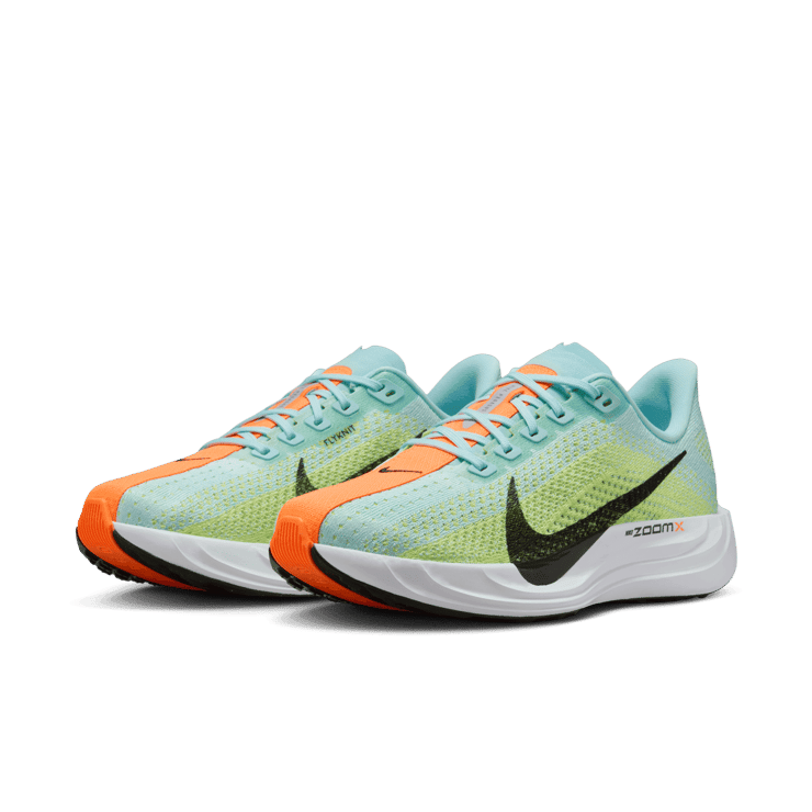 Nike Pegasus Plus Glacier Blue Life Lime (W) Angle 2