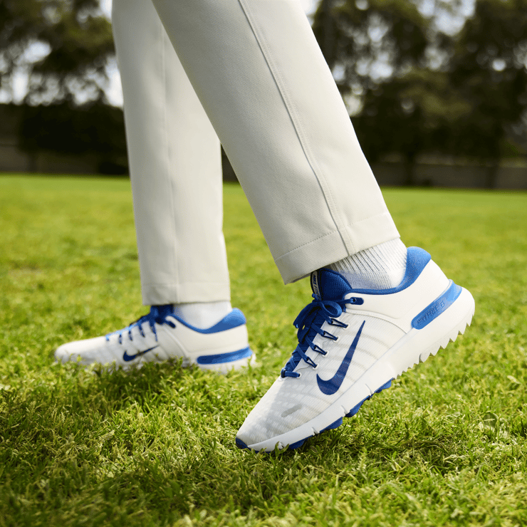 Nike Free Golf Next Nature Wide 'White Game Royal' Angle 0