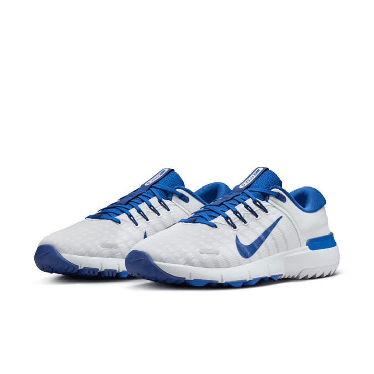 Nike Free Golf Next Nature Wide 'White Game Royal' Angle 4