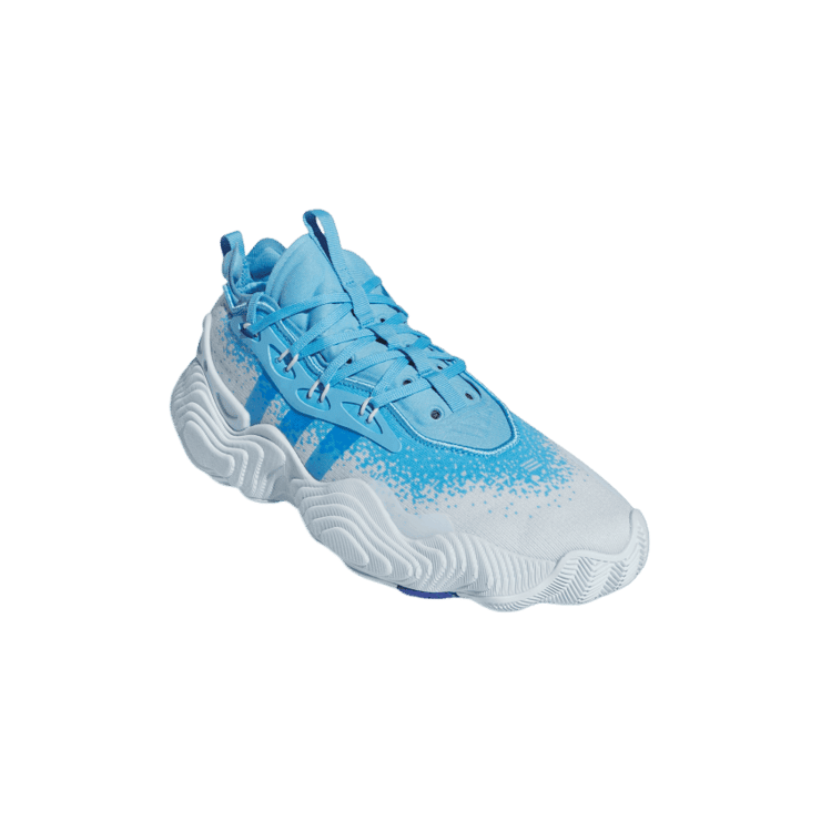 adidas Trae Young 3 Blue Burst Angle 2
