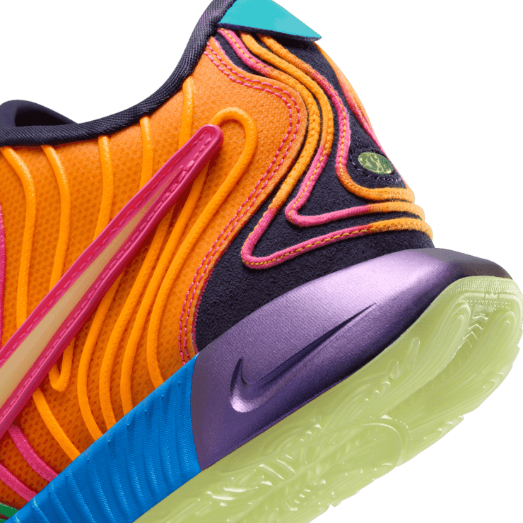 Nike LeBron 21 Optimistic Multi-Color (GS) Angle 5