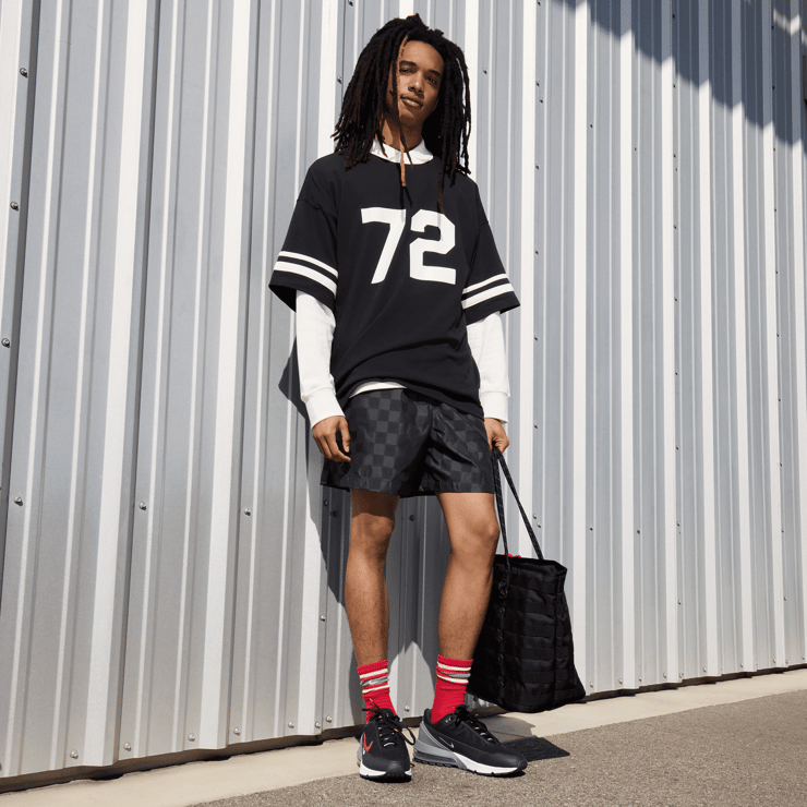 Nike Air Max Pulse 'Black Bright Crimson' Angle 0