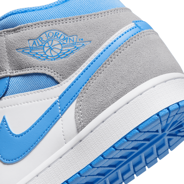 Jordan 1 Mid University Blue Grey Angle 5