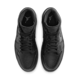 Jordan 1 Mid Triple Black Angle 1