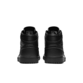 Jordan 1 Mid Triple Black Angle 3