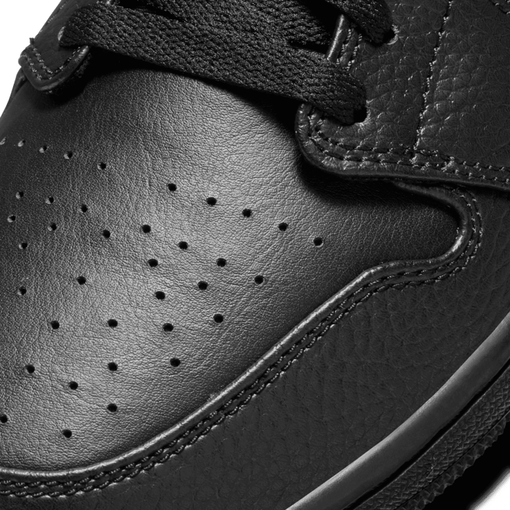 Jordan 1 Mid Triple Black Angle 4