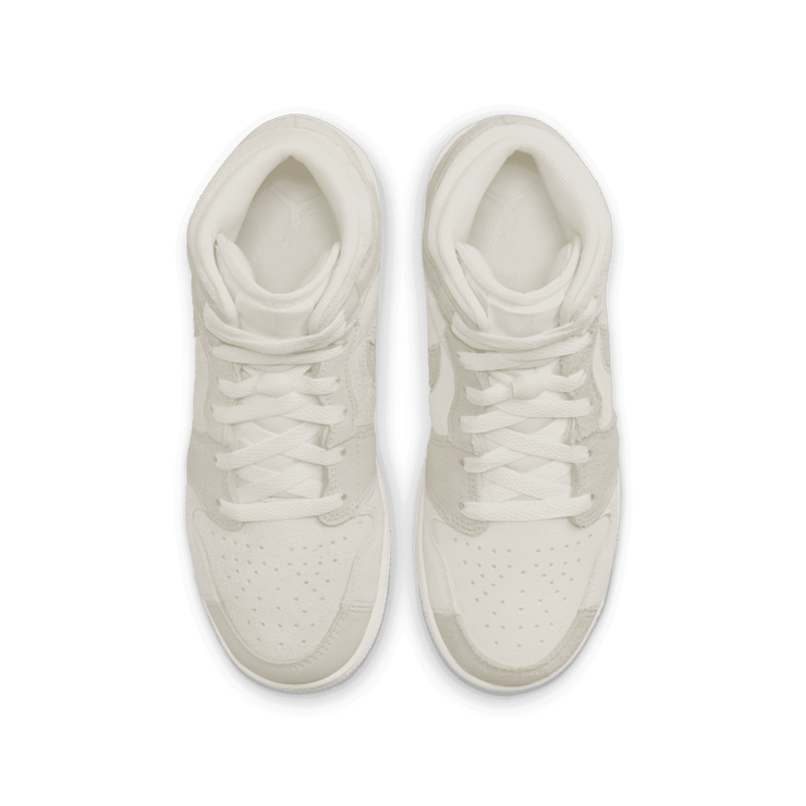 Air Jordan 1 Mid SE Craft 'Pale Ivory' (GS) Angle 1