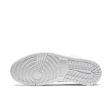 Jordan 1 Low Triple White Tumbled Leather Angle 0