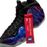 Nike Air Foamposite One Galaxy (2025) Angle 6
