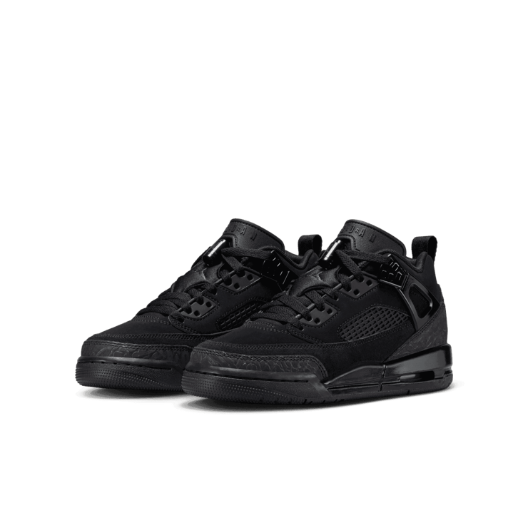 Jordan Spizike Low Black Cat (GS) Angle 2