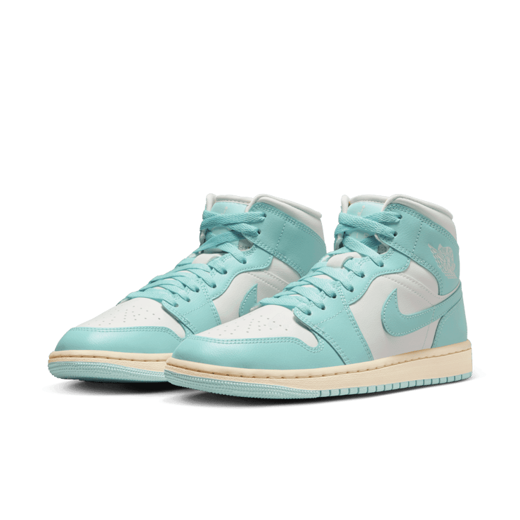 Air Jordan 1 Mid Light Dew (W) Angle 2