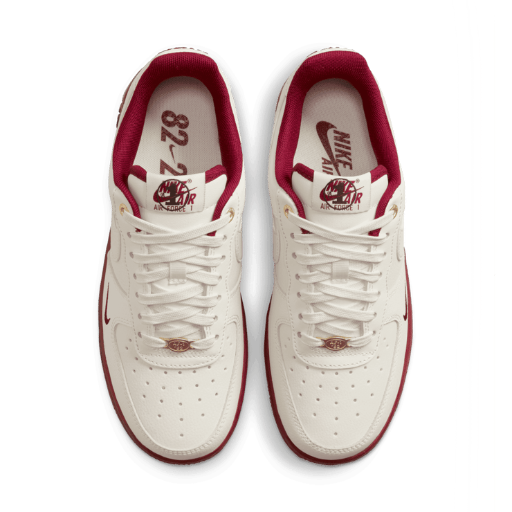 Nike Air Force 1 Low 40th Anniversary Sail Team Red (W) Angle 1