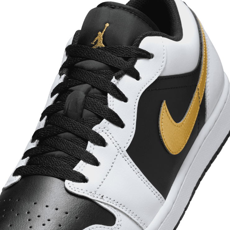 Air Jordan Low White Black Metallic Gold 553558-172