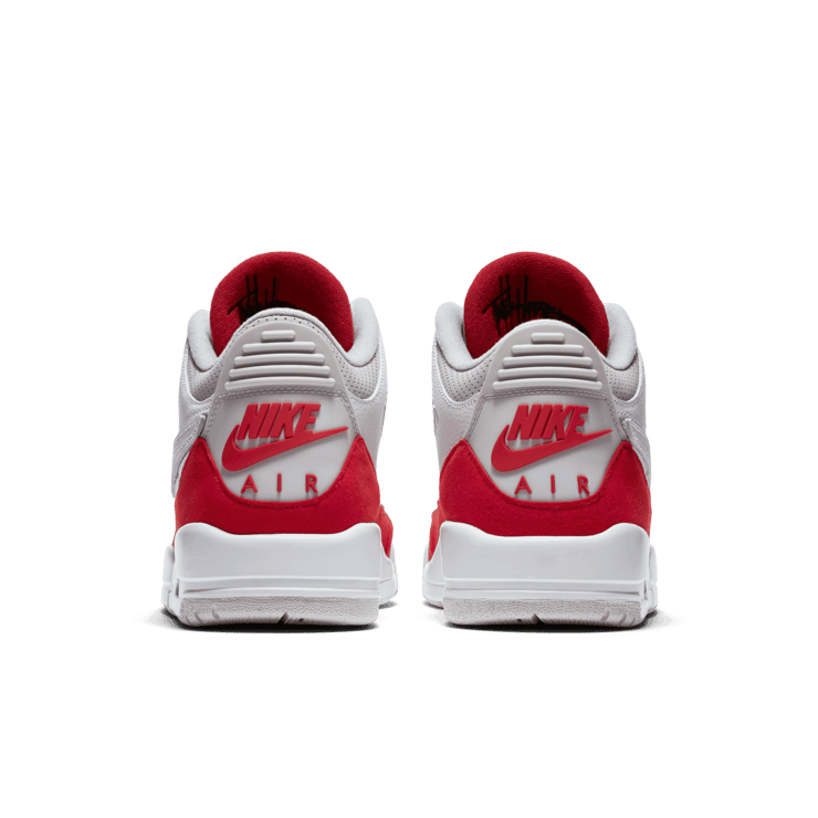Jordan 3 Retro Tinker White University Red Angle 3