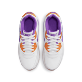 Nike Air Max 90 Leather 'White Action Grape' (GS) Angle 2