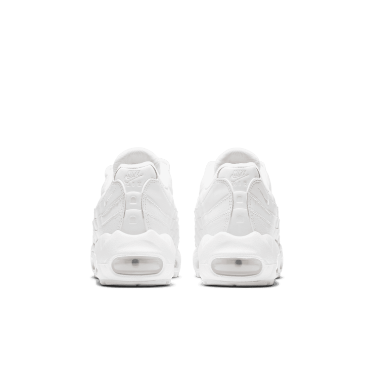 Nike Air Max 95 Recraft 'Triple White' (GS) Angle 3