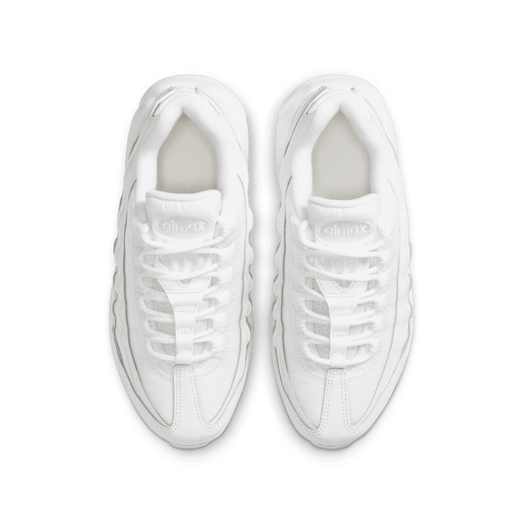 Nike Air Max 95 Recraft 'Triple White' (GS) Angle 1