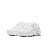 Nike Air Max 95 Recraft 'Triple White' (GS) Angle 2
