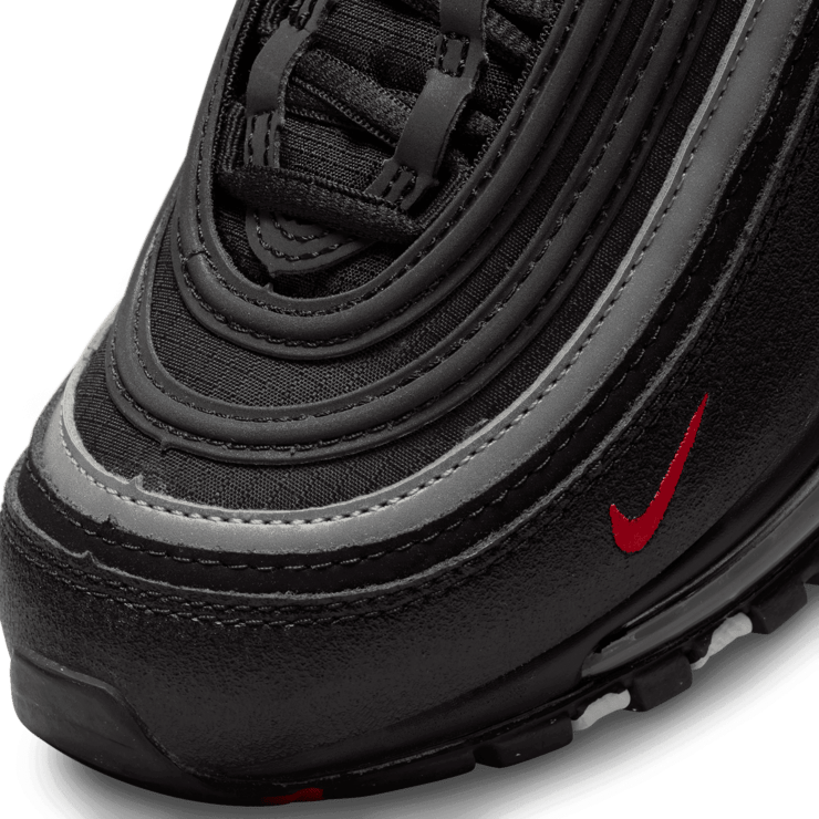 Nike Air Max 97 'Black Sport Red' (GS) Angle 4