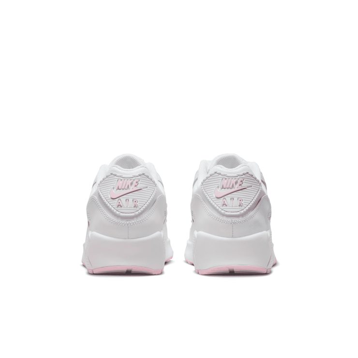 Nike Air Max 90 Leather 'White Pink Foam' (GS) Angle 4