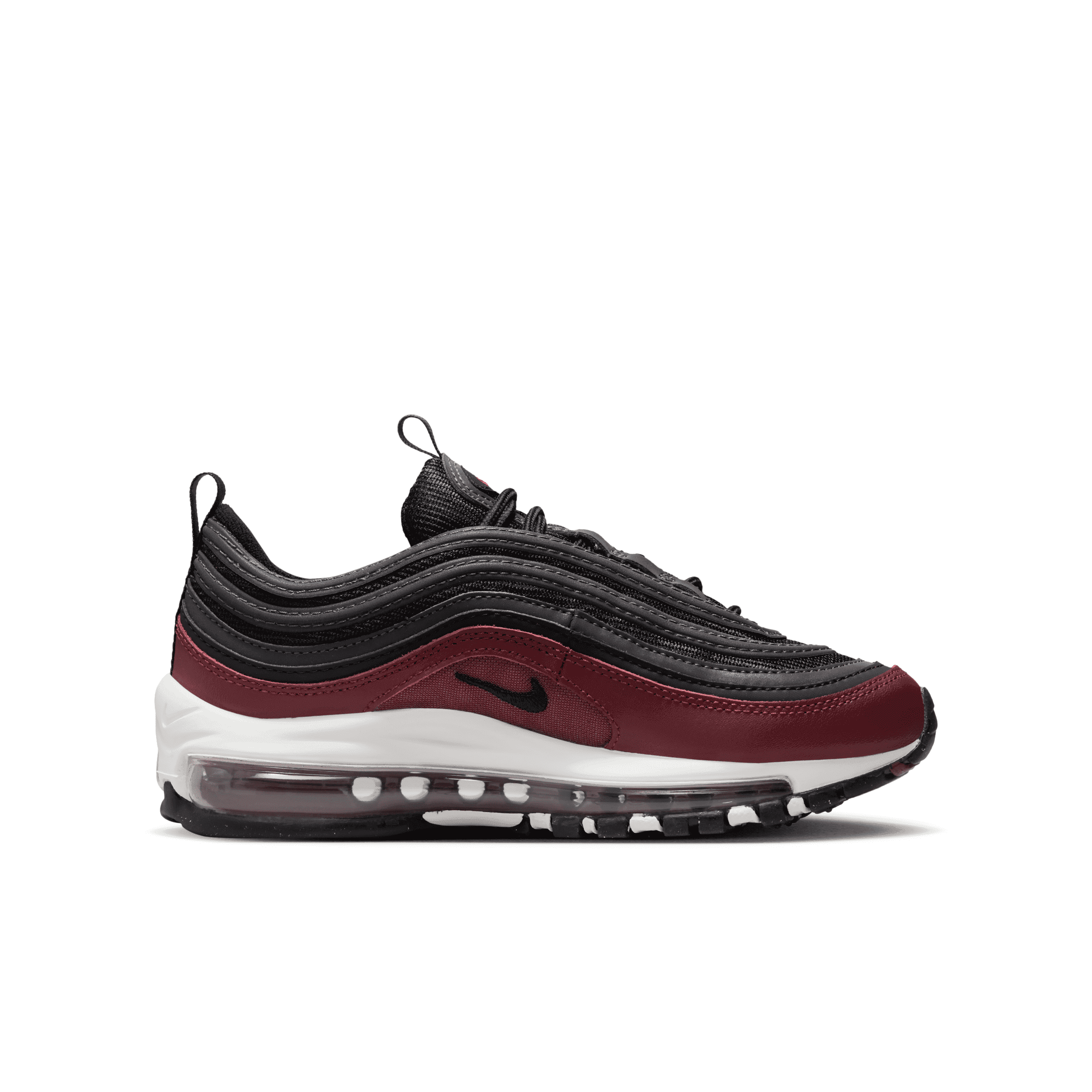 gs air max 97 grey and red