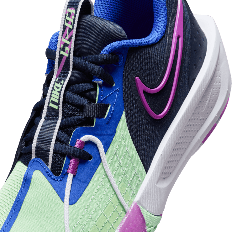 Nike Zoom GT Cut 3 SE Obsidian Vapor Green (GS) Angle 4