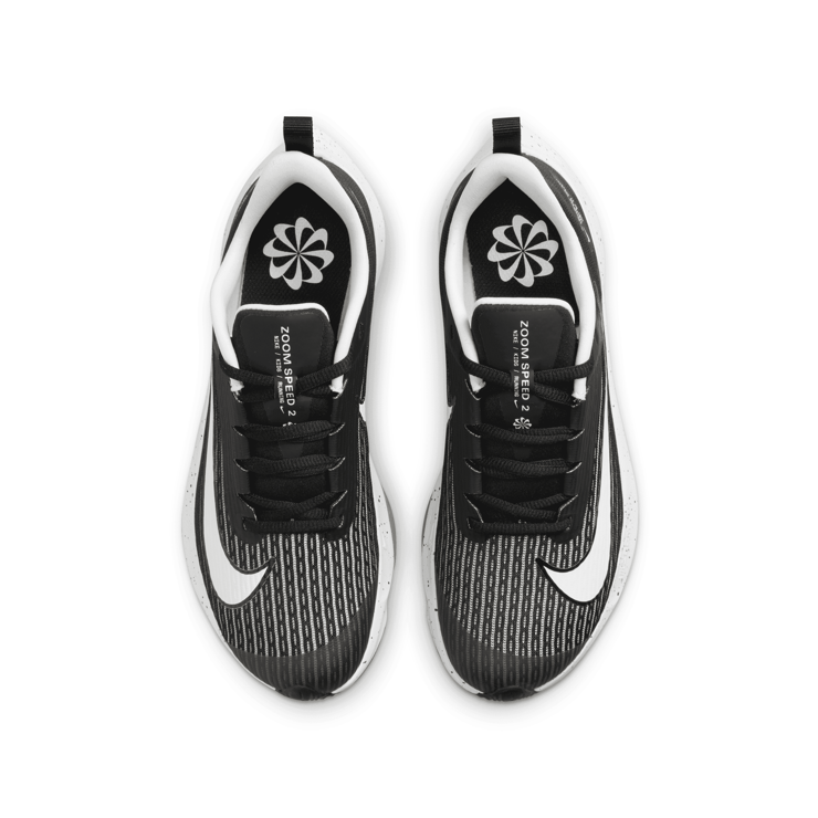 Nike Air Zoom Speed 2 'Black White' (GS) Angle 2