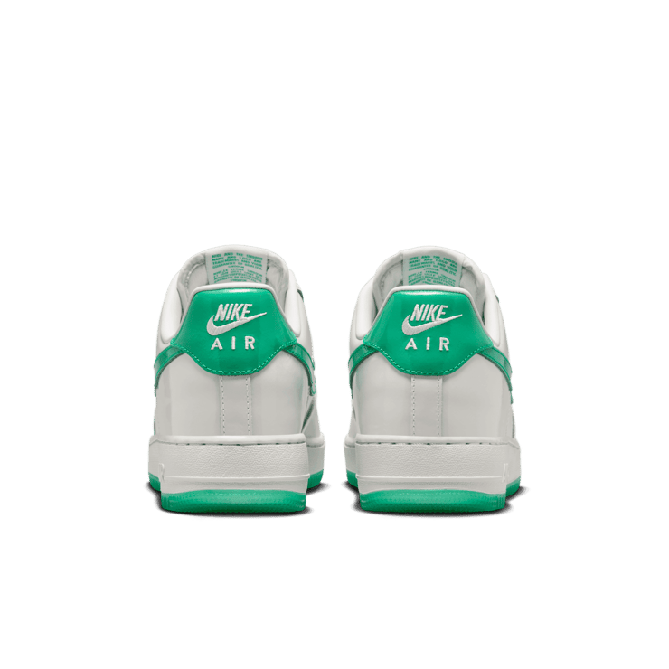 Nike Air Force 1 '07 Premium 'Platinum Tint Stadium Green' Angle 3