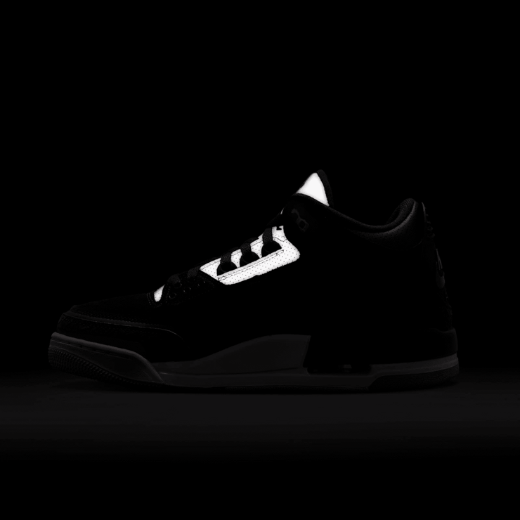 Jordan 3 Retro Tinker Black Cement Gold Angle 6