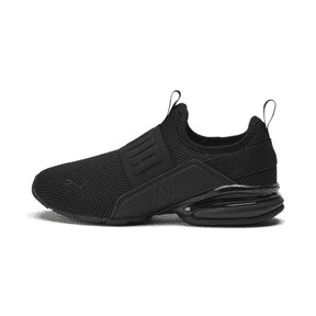 Puma Axelion Slip-On 'Triple Black' (W) Angle 0