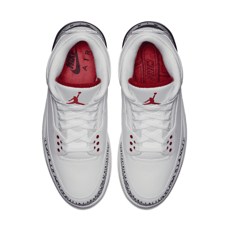 Jordan 3 Retro Free Throw Line White Cement Angle 1
