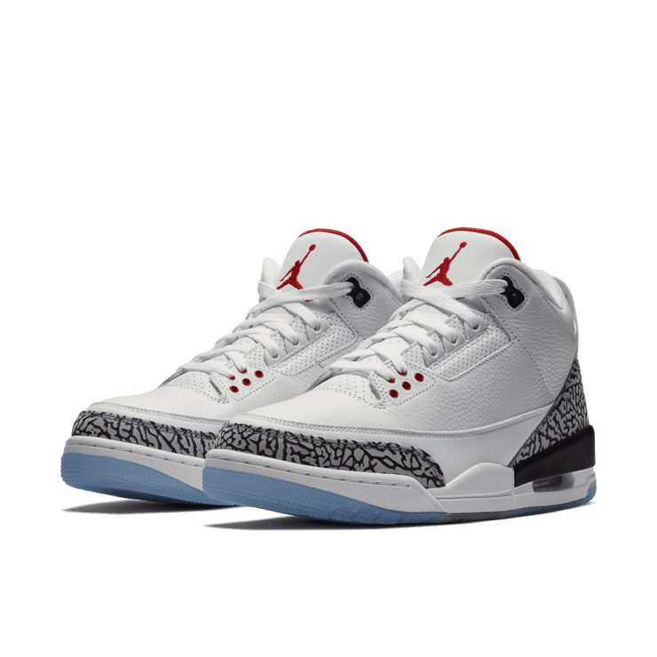 Jordan 3 Retro Free Throw Line White Cement Angle 2
