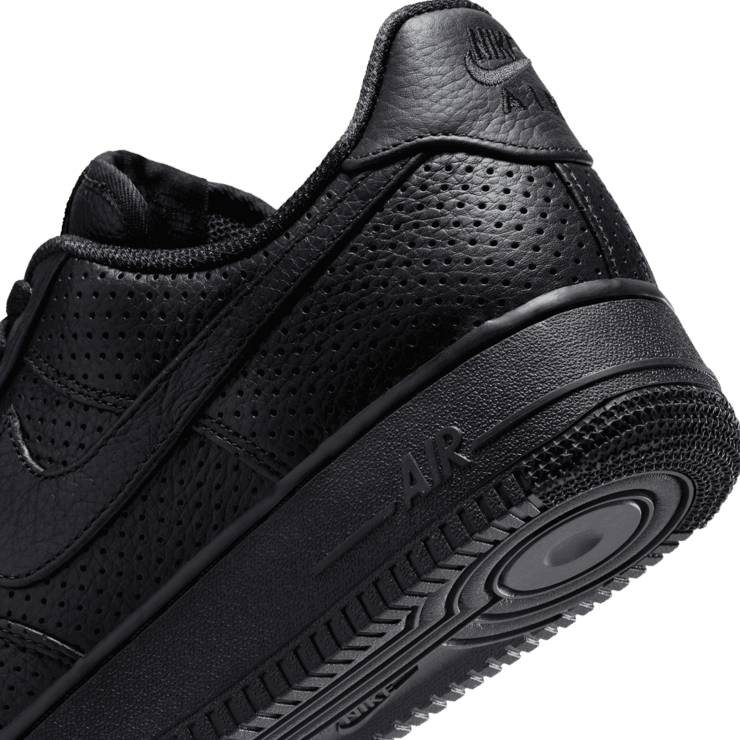 Nike Air Force 1 Low Black Perforations Angle 5