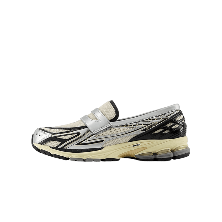 New Balance 1906L Loafer Silver Metallic Cream Angle 5
