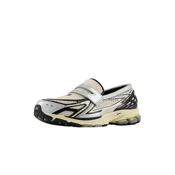 New Balance 1906L Loafer Silver Metallic Cream Angle 7