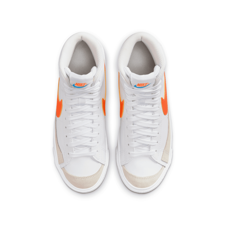 Nike Blazer Mid '77 'White Total Orange' (GS) Angle 2