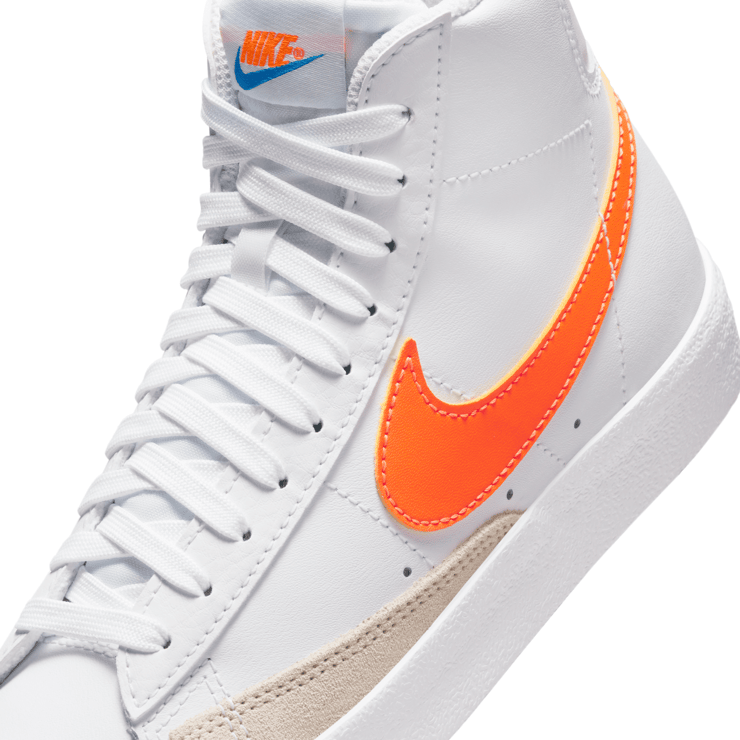 Nike Blazer Mid '77 'White Total Orange' (GS) Angle 5