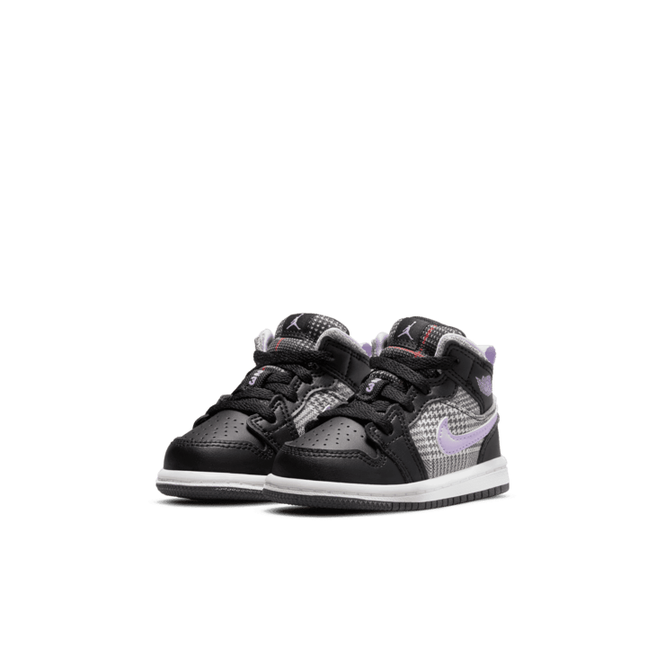 Air Jordan 1 Mid SE 'Houndstooth' (TD) Angle 2