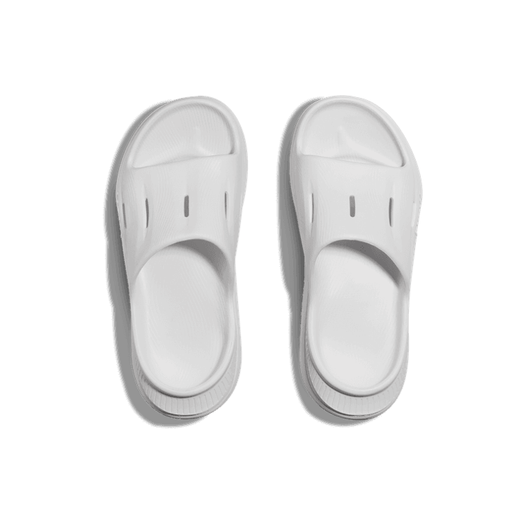 Hoka One One Ora Recovery Slide 3 'Triple White' Angle 0