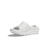 Hoka One One Ora Recovery Slide 3 'Triple White' Angle 1