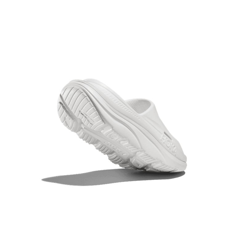 Hoka One One Ora Recovery Slide 3 'Triple White' Angle 2