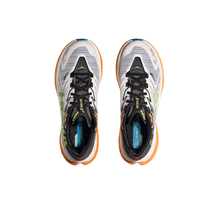 Hoka One One Tecton X 2 'White Solar Flare' Angle 0
