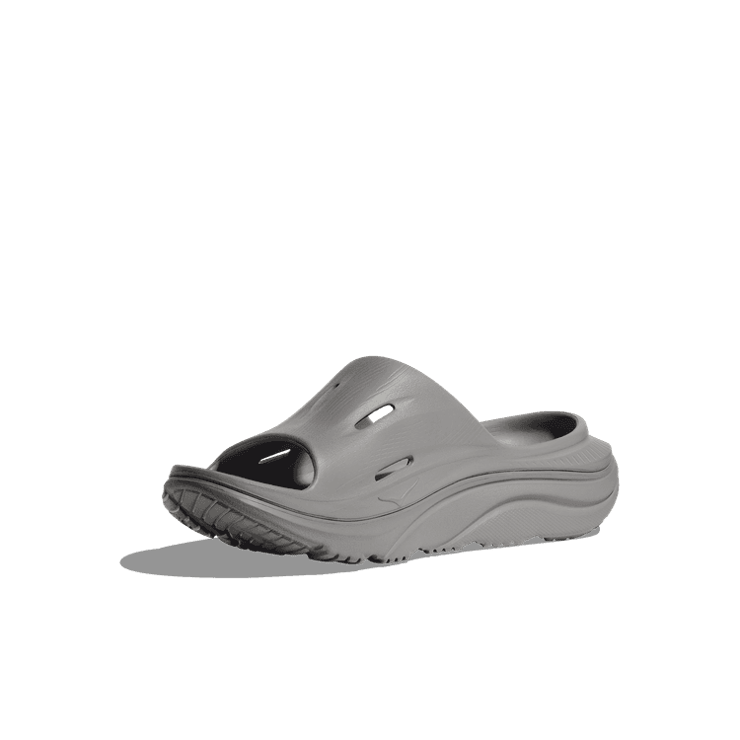 Hoka One One Ora Recovery Slide 3 'Grey' Angle 1