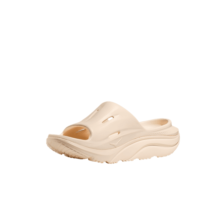 Hoka One One Ora Recovery Slide 3 'Vanilla' Angle 1