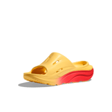 Hoka One One Ora Recovery Slide 3 'Poppy' Angle 1