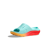 Hoka One One Ora Recovery Slide 3 'Cloudless Cerise' Angle 1