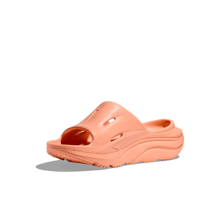 Hoka One One Ora Recovery Slide 3 'Papaya' Angle 1